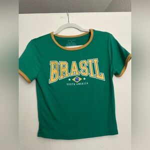 Pink Mist Brazil top Size Medium